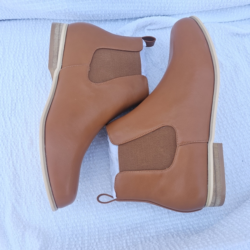 Ortho+rest Comfort and Relief Women Chelsea Boots Flat Ankle Boots brown size 8